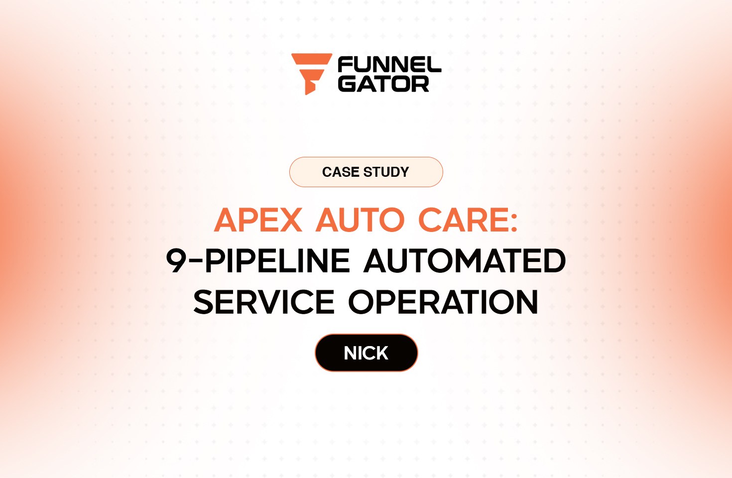 Apex Auto Care: 9-Pipeline Automated Service Operation