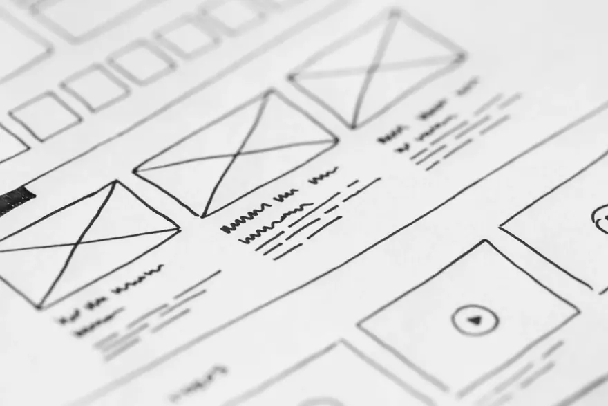 Wireframing — page layouts and conversion points